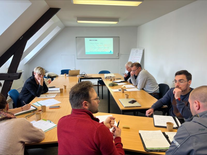 Réunion d'équipe Mosselmans